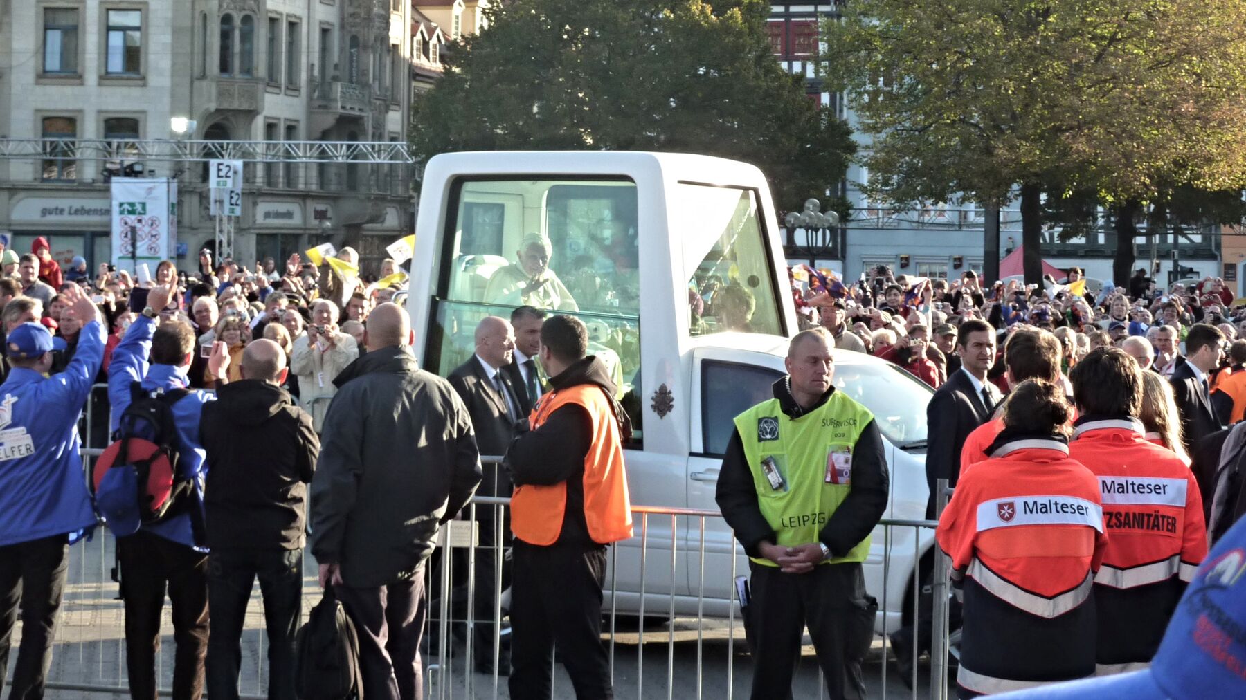 Papstbesuch Benedikt XVI. in Erfurt 2011